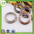 JNS new design ABS high quality plating plastic curtain eyelet ring